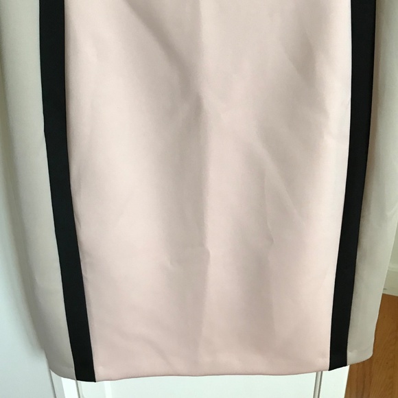 CALVIN KLEIN Colorblock Scuba Bodycon Dress Pink Cream NWT Women’s Plus Size 14 - Picture 6 of 16